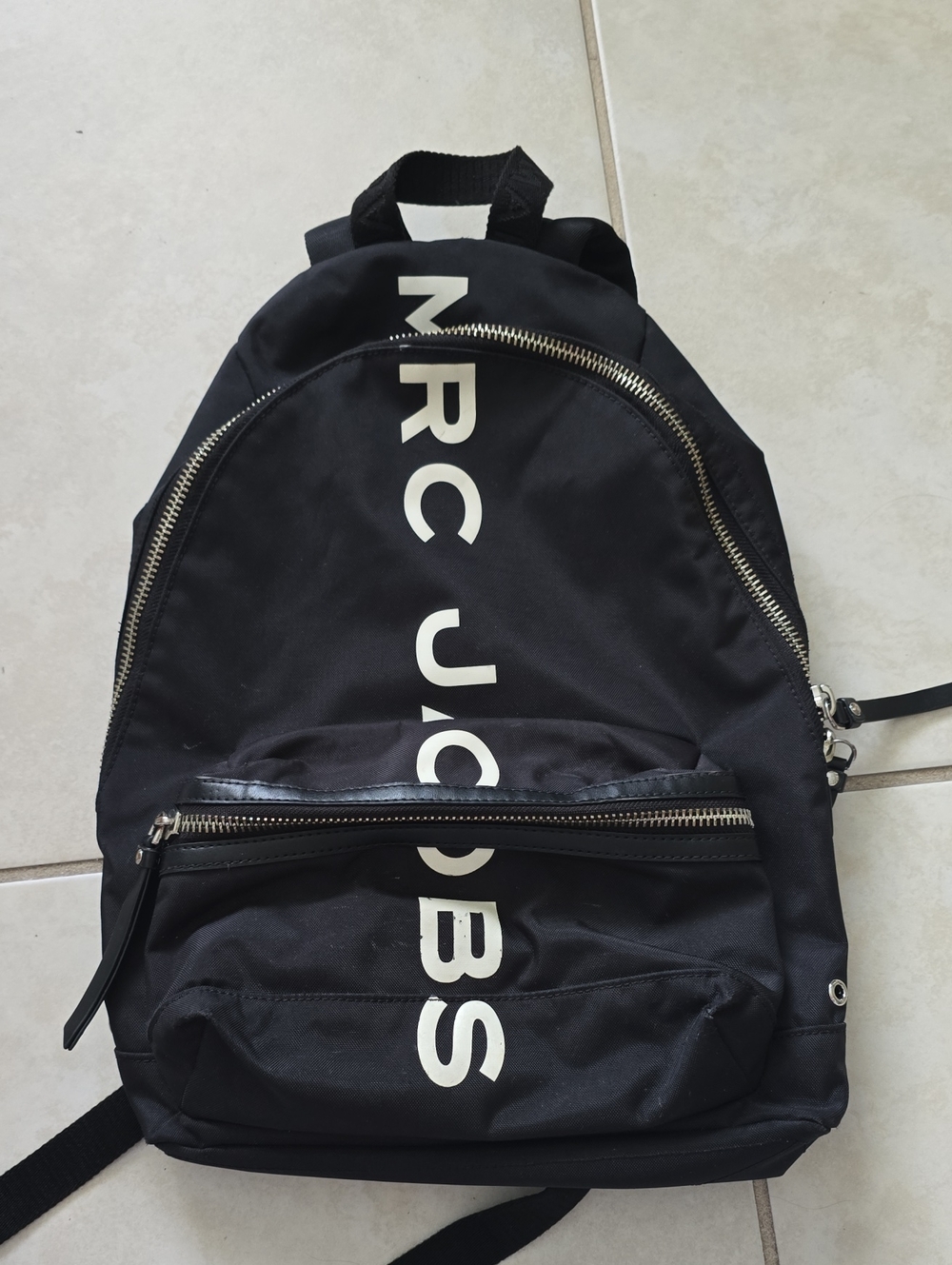 Marc Jacobs Black Nylon Backpack